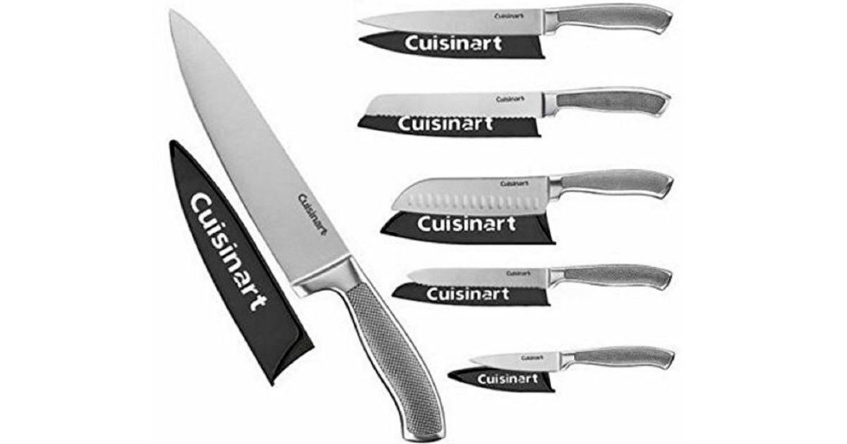 Cuisinart 6-Piece Knife Set Stainless ONLY $29.99 (Reg $100)