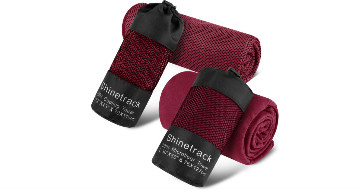 Shinetrack Sports Towel Set ONLY $7.99 (Reg. $25)