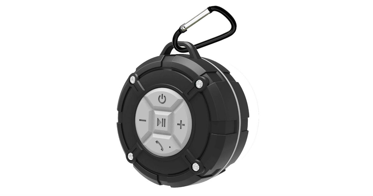 Bluetooth Waterproof Shower Speaker ONLY $14.09 (Reg. $30)