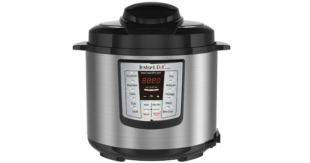 Instant Pot 6 Quart Pressure Cooker ONLY $59 (Reg $79)