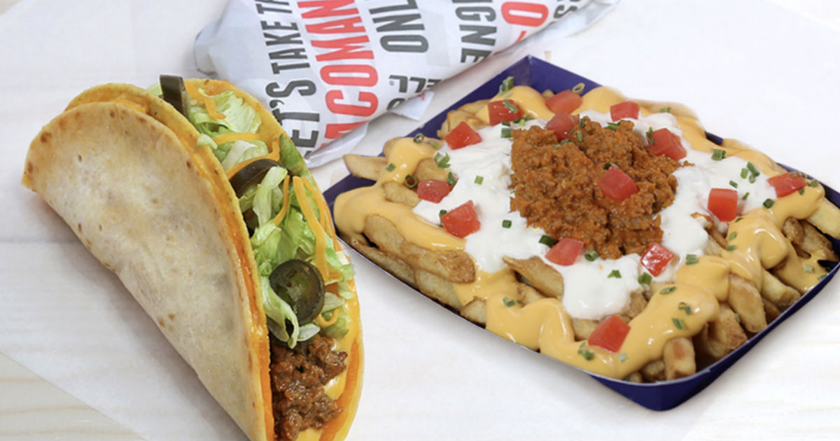 $6 for Any Double Layer Taco, Just one Crunchy Beef and Fries photograph about Taco Bell Printable Coupons named $6 for Any Double Layer Taco, A person Crunchy Beef and Fries