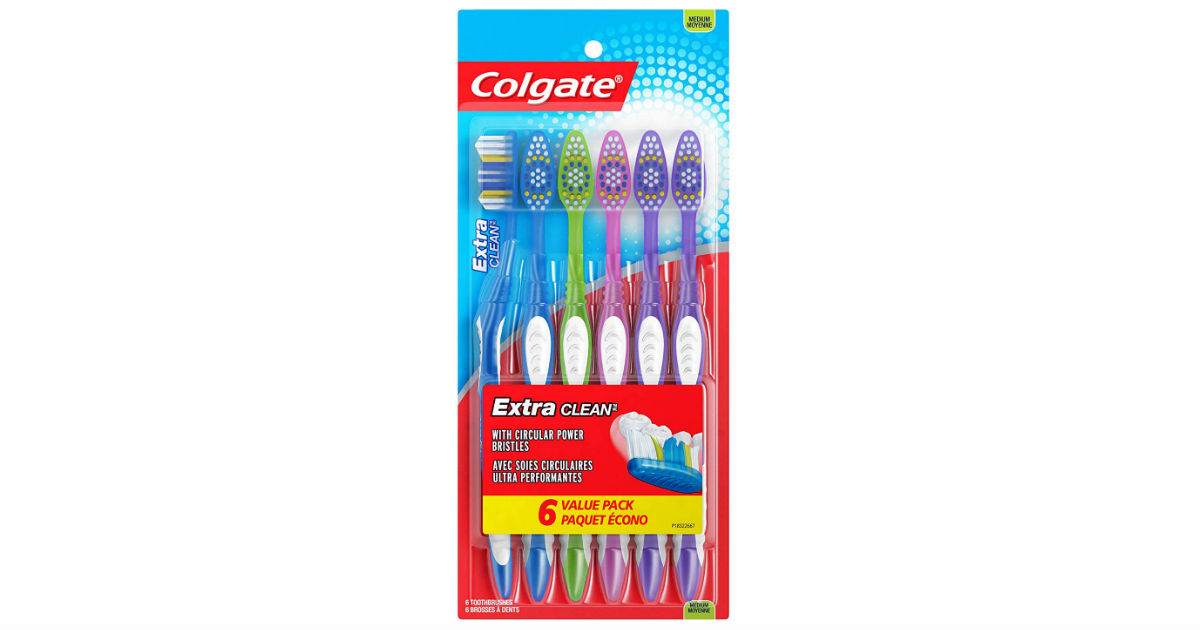 Colgate Extra Clean Toothbrush 6-Pack ONLY $4.22 Shipped