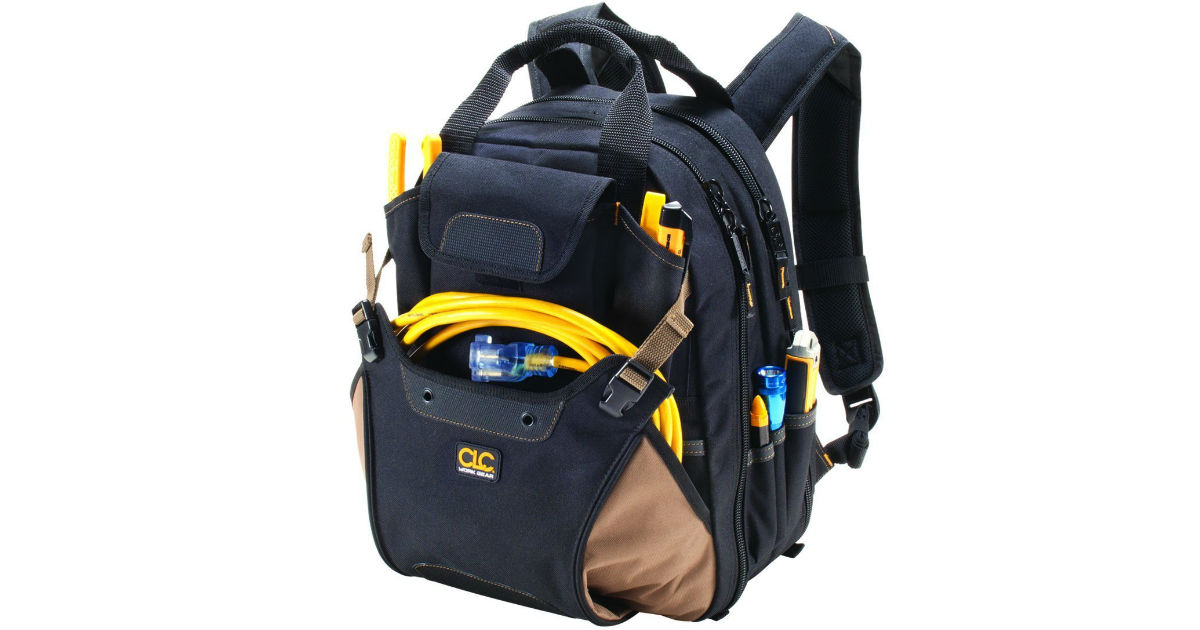 CLC Custom Carpenter's Tool Backpack ONLY $47.81 (Reg. $99)