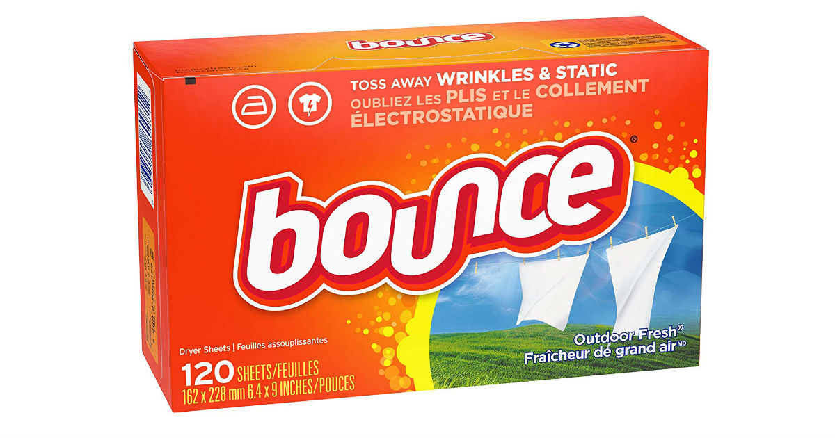 Bounce Dryer Sheets 120-Count ONLY $2.26 on Amazon