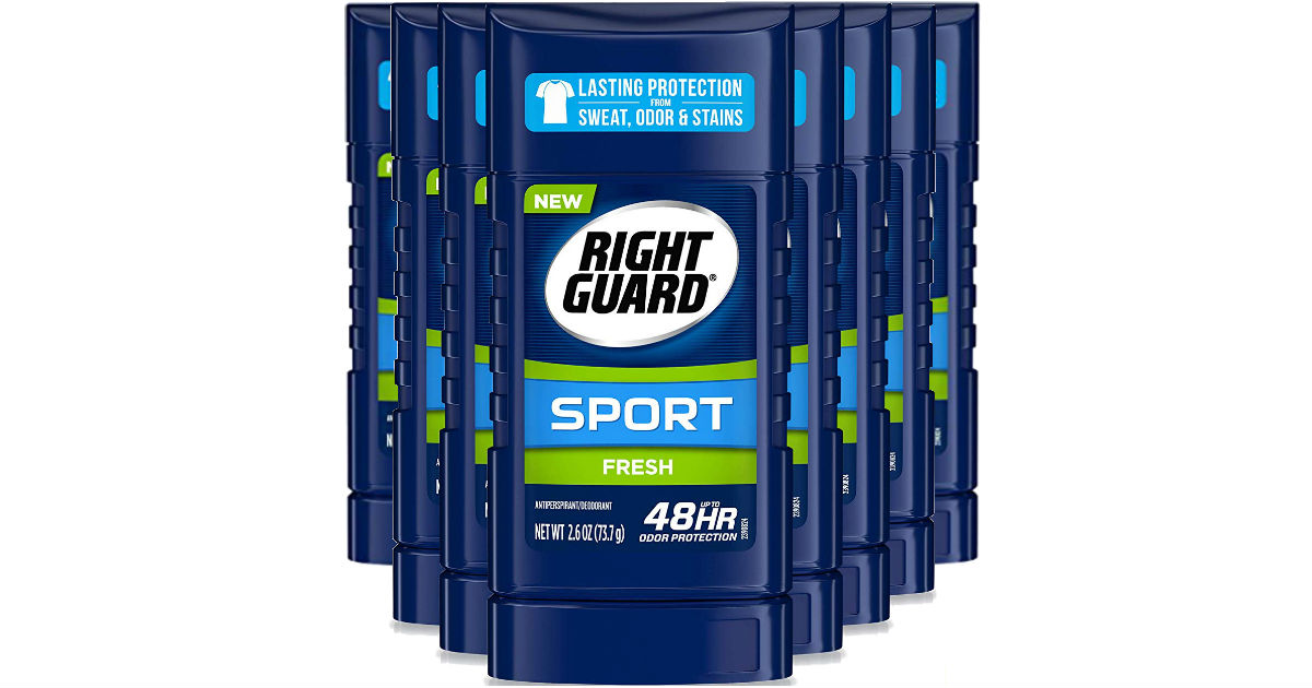 Right Guard Sport Deodorant 6-Pack ONLY $8.55 Shipped