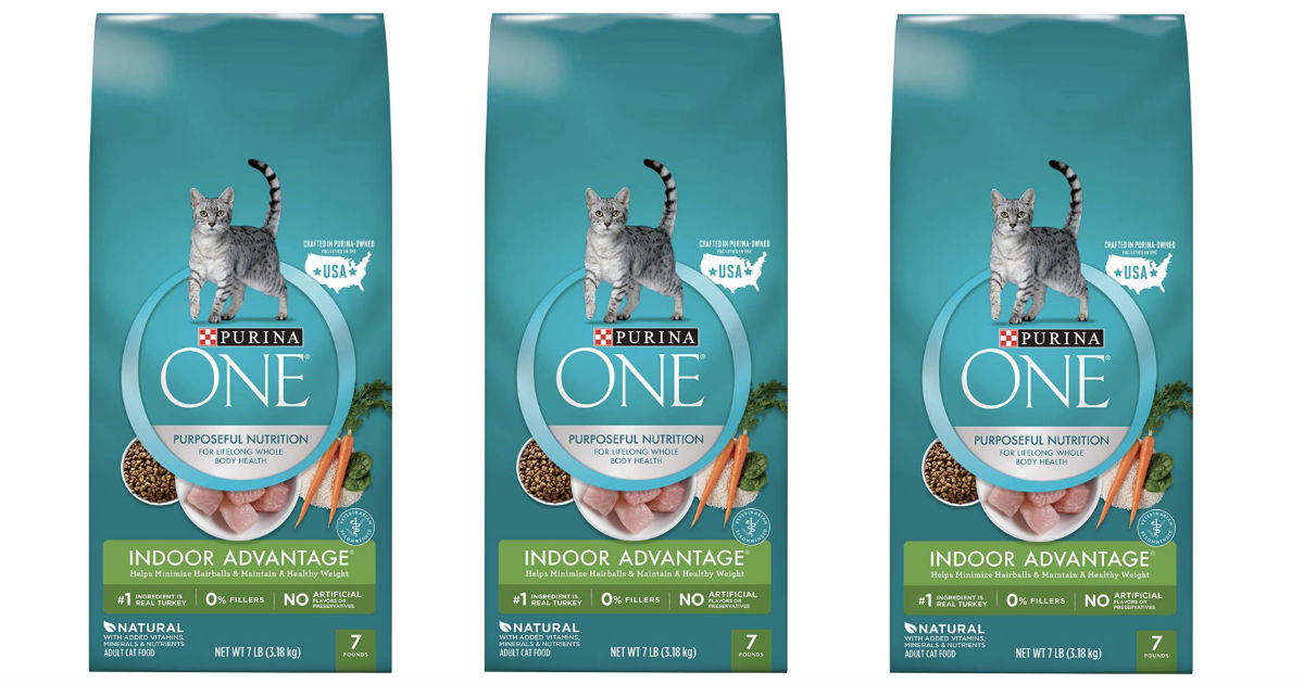 Purina ONE Dry Cat Food 7Pound Bag ONLY 7.03 Shipped Daily Deals