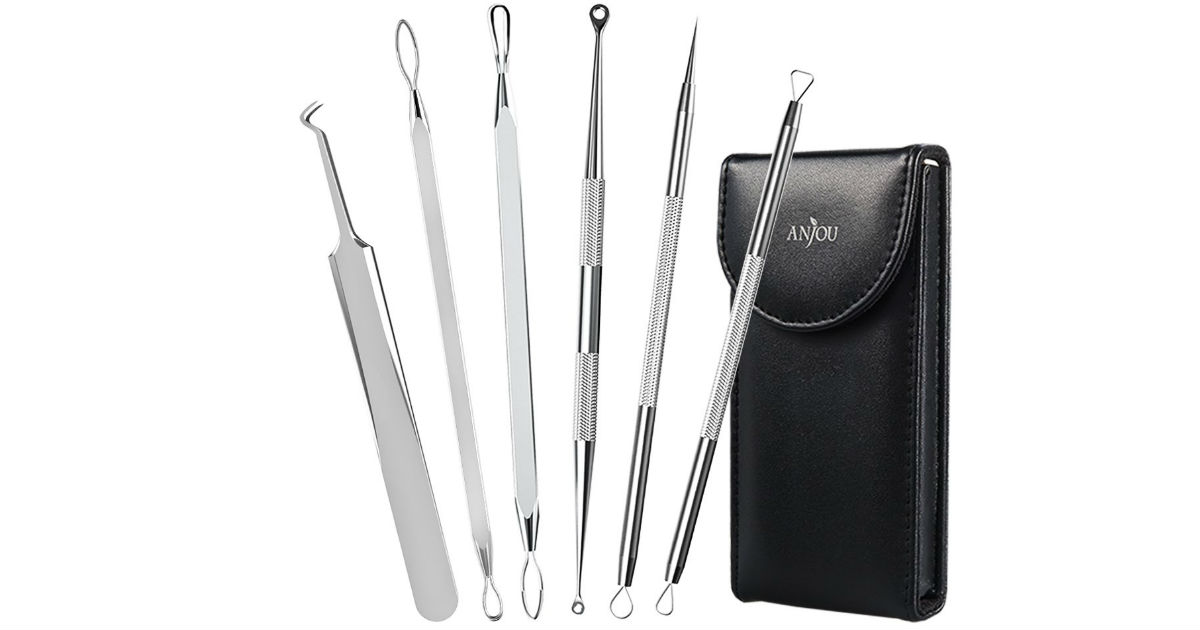 6-Piece Blackhead Removal Tool Set ONLY $4.99 on Amazon