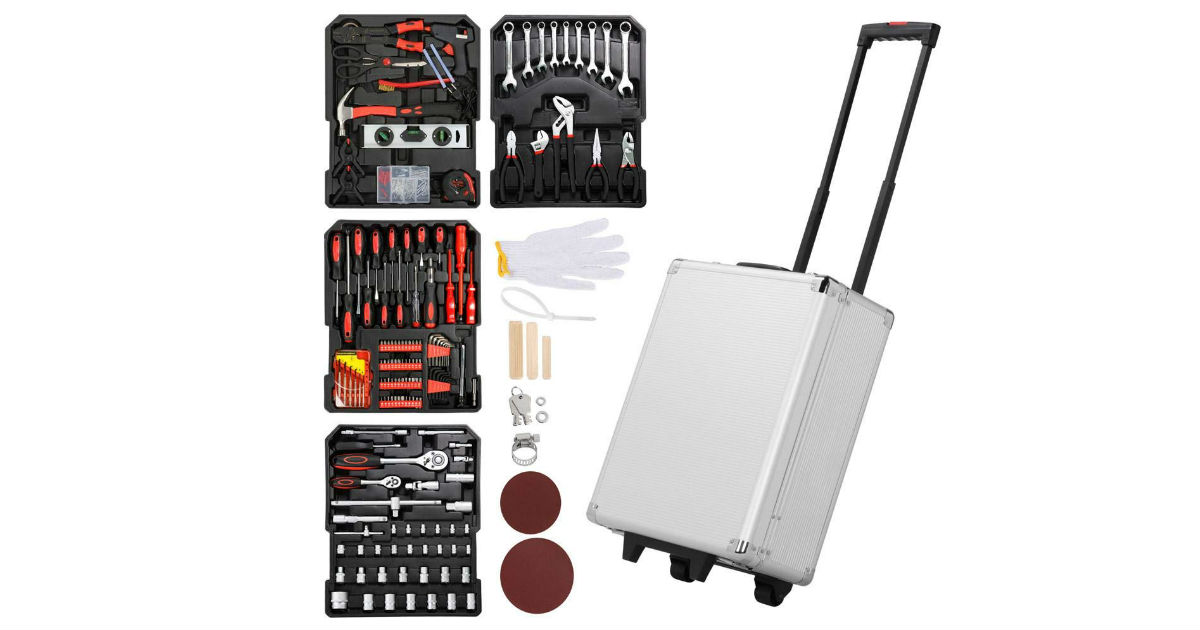 Yaheetech 1099-Piece Tool Box ONLY $76.49 (Reg. $150)