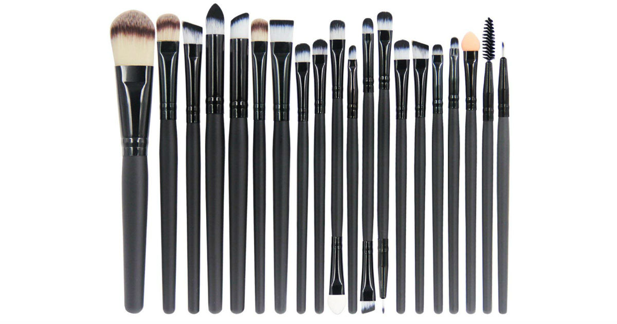 EmaxDesign 20-Piece Makeup Brush Set ONLY $6.79 (Reg. $30)