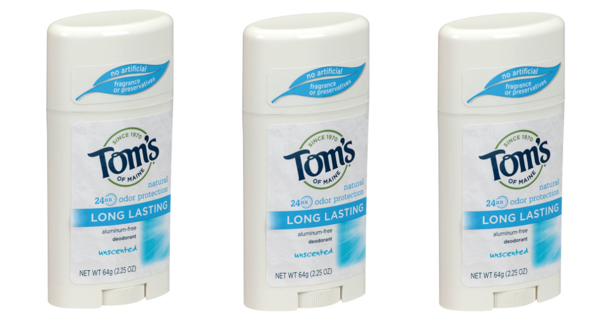 Tom's of Maine Deodorant Only $1.89 at Target (Reg. $5.99)