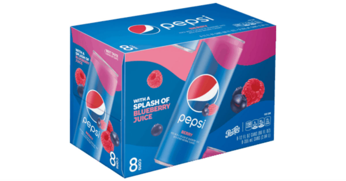 Pepsi Splash 8-Pack Cans ONLY $1.98 at Walmart