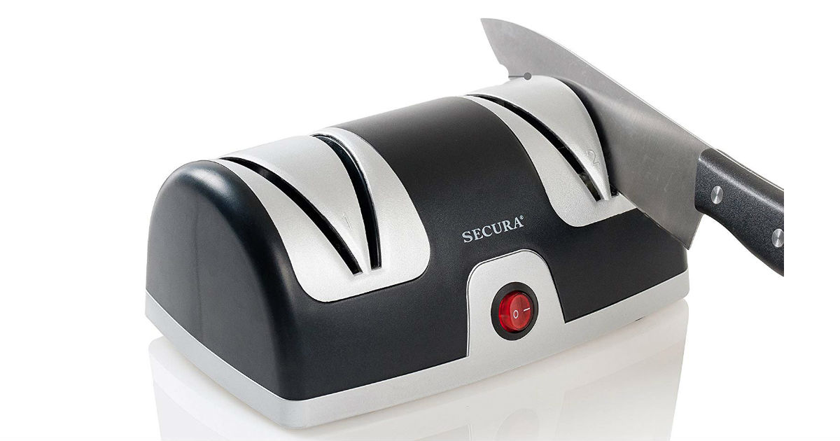 Secura Electric Knife Sharpener ONLY $16.99 (Reg. $40)