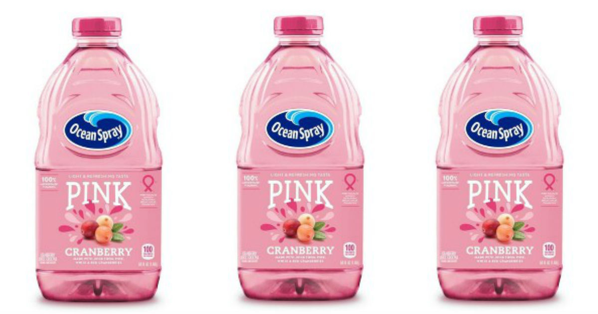 Ocean Spray Pink Cranberry Only $1.25 at Target (Reg. $2.89)