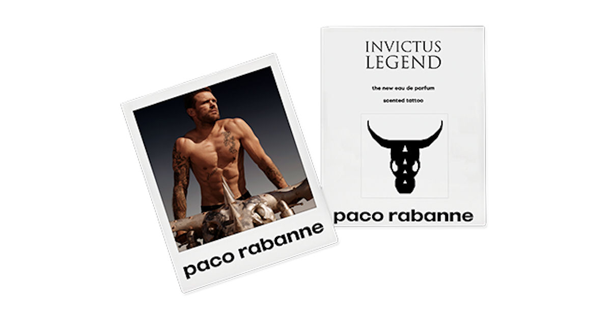 FREE Paco Rabanne Invictus LEGEND Scented Temporary Tattoo