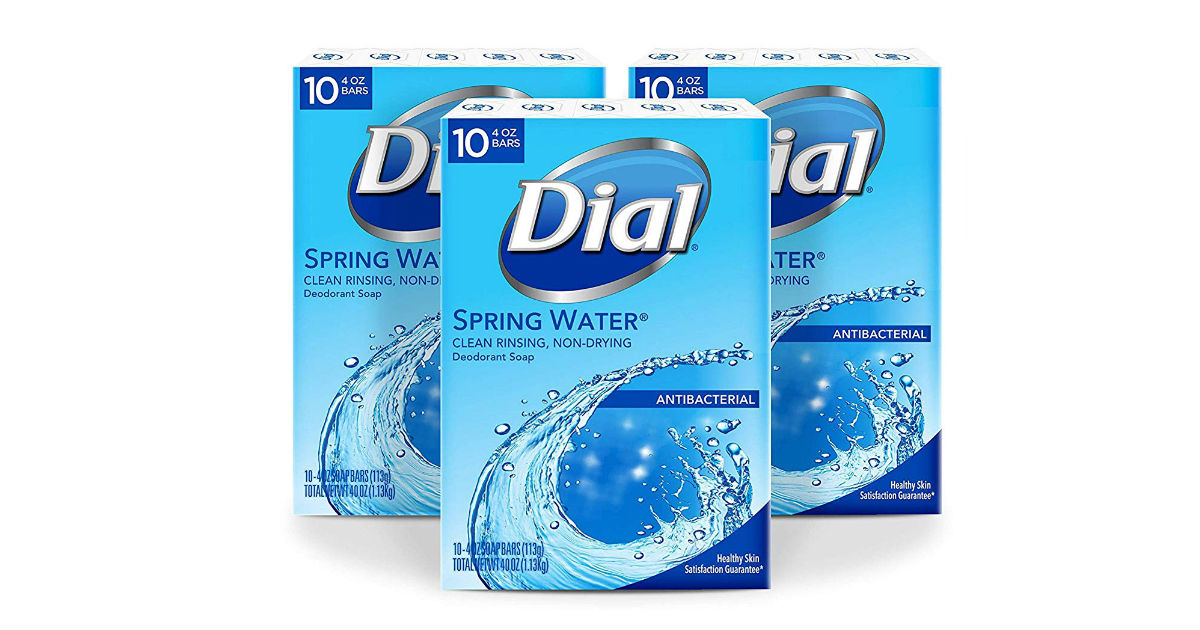 Dial Antibacterial Bar Soap 30-Count ONLY $11.21 (Reg $19)