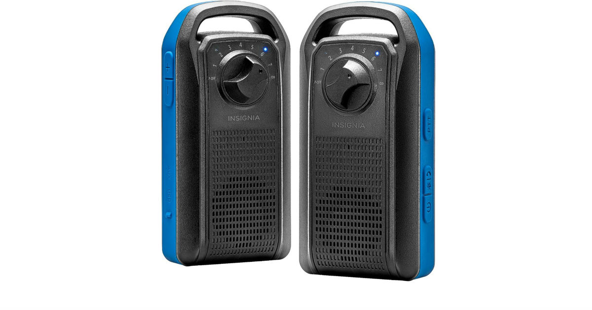 Insignia Portable Speaker w/ Walkie-Talkie ONLY $19.99 (Reg $60)