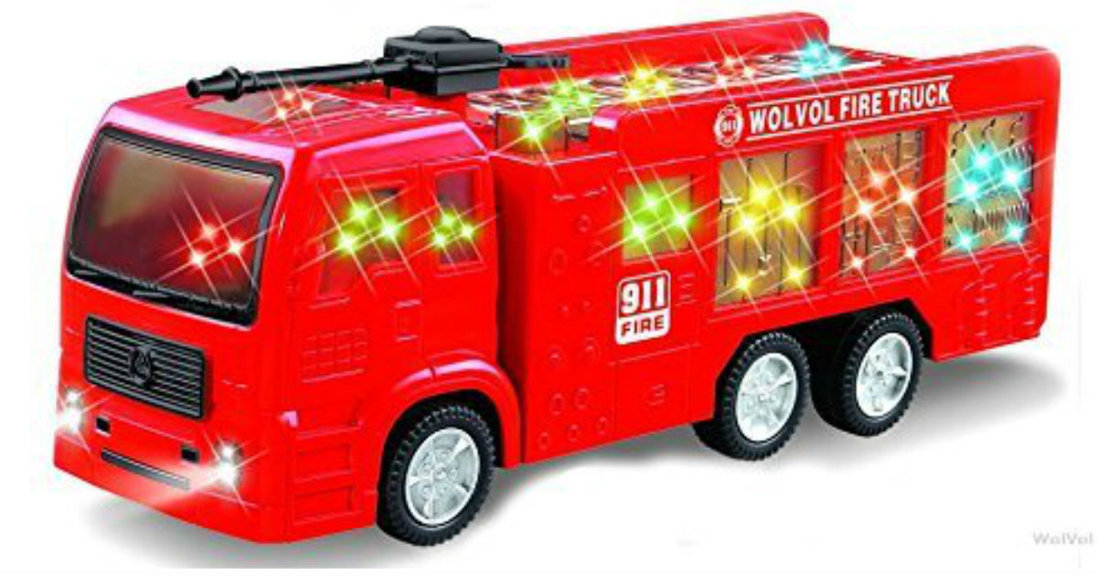 WolVol Electric Fire Truck ONLY $14.99 (Reg. $30)