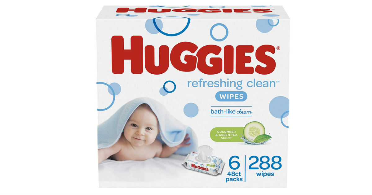 Huggies Baby Wipes 6-Pack ONLY $5.12 Shipped on Amazon