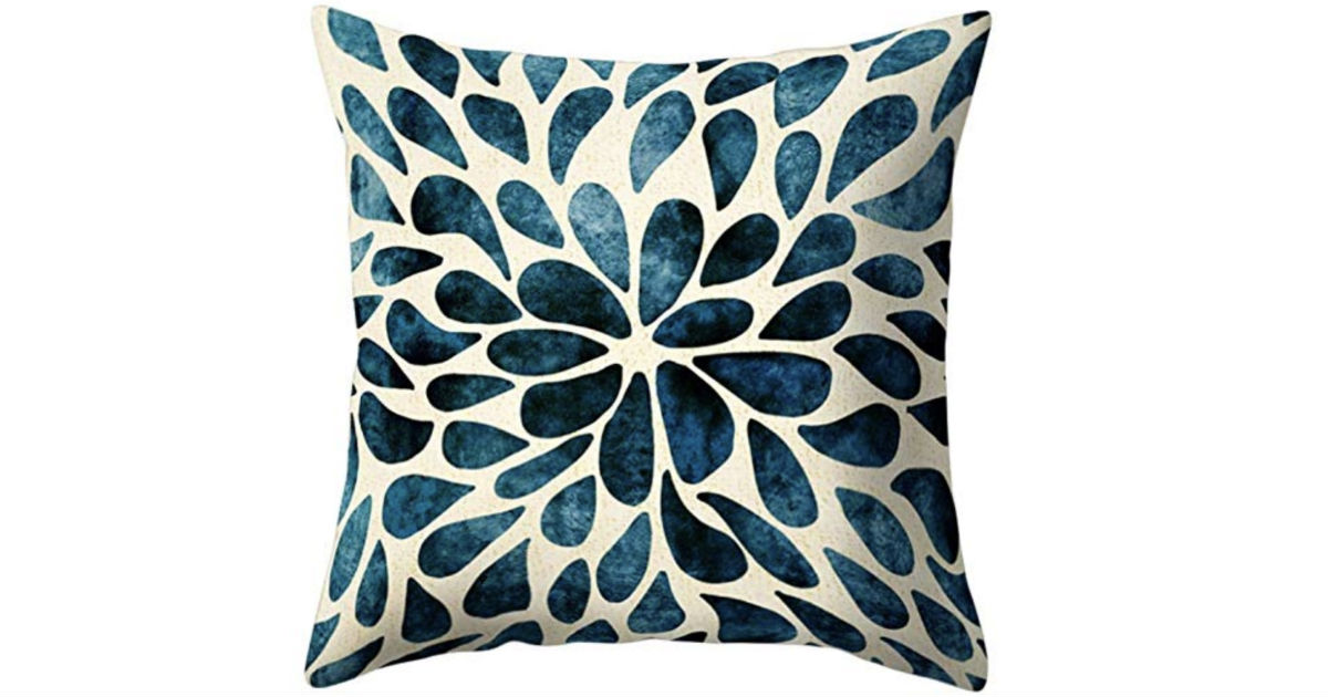 Ameesi Flower Throw Pillow Cover Case ONLY $2.99 Shipped