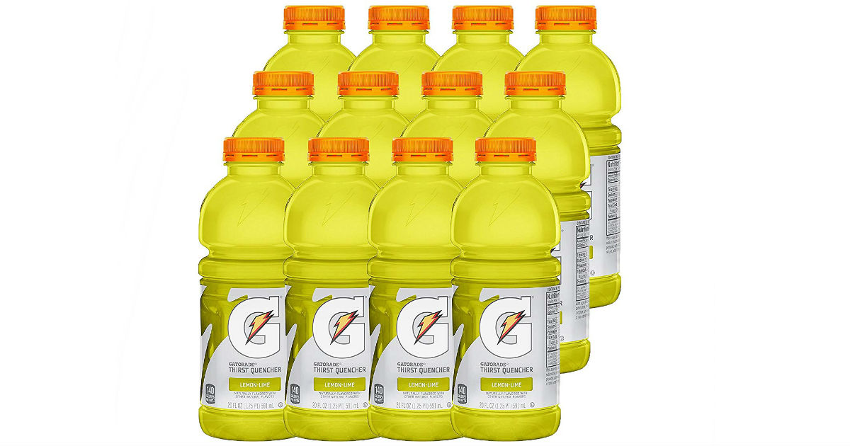 Gatorade 20-oz Bottles 12-Pack ONLY $6.37 Shipped 