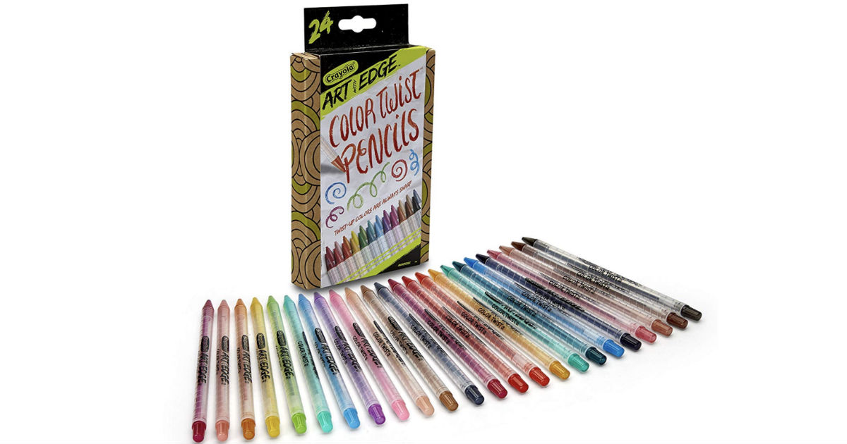 Crayola Art with Edge Color Twist Pencils 24-ct ONLY $7.95