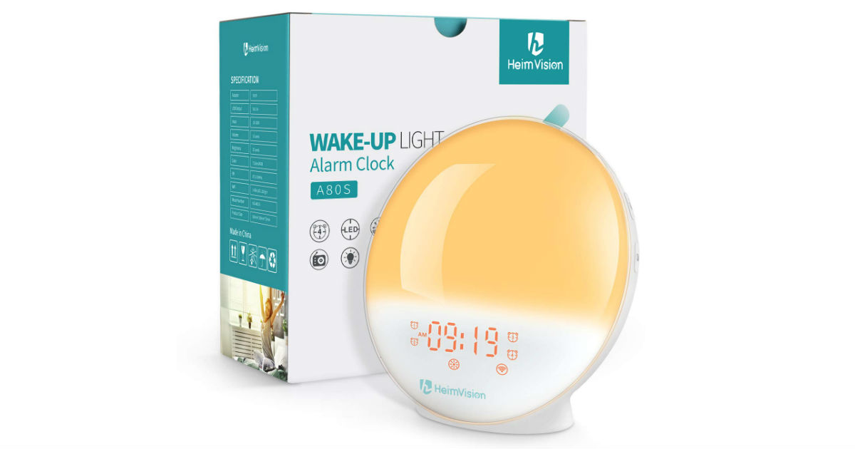 HeimVision Sunrise Smart Alarm Clock ONLY $38.99 (Reg. $80)