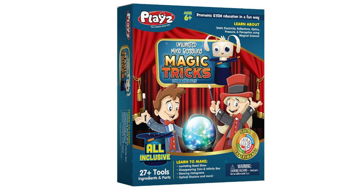 Playz Magic Tricks Science Kit ONLY $19.95 (Reg. $50)
