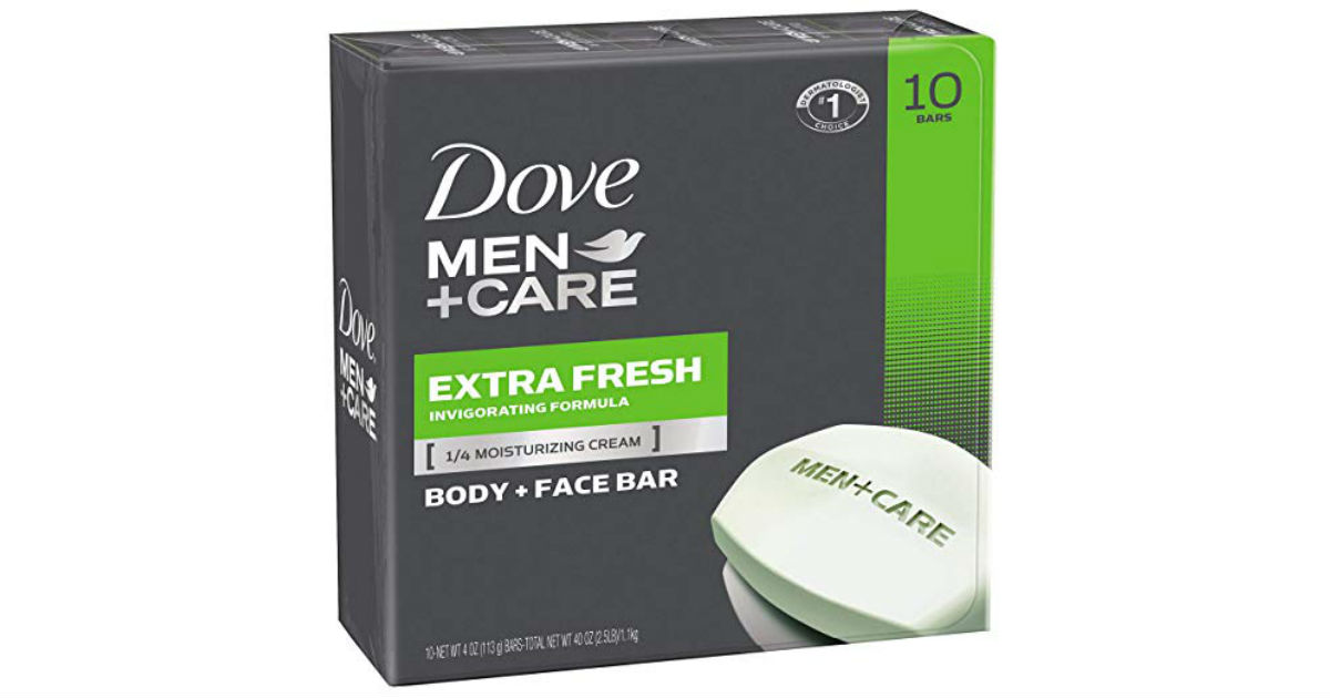 Dove Men+Care Bar Soap 10-Pk ONLY $7.13 Shipped 