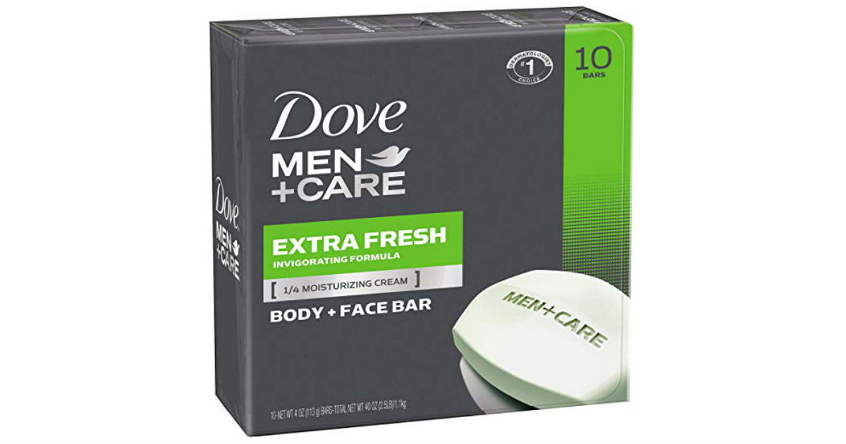 Dove Men+Care Bar Soap 10-Pk ONLY $7.13 ShippedÂ