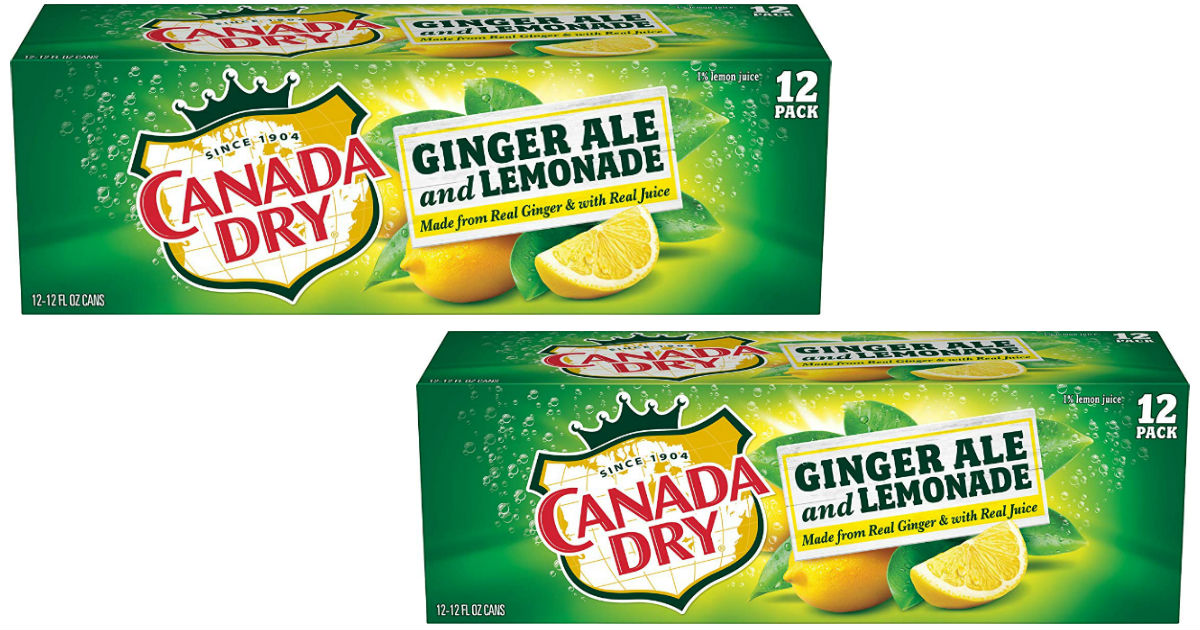 Canada Dry Ginger Ale & Lemonade 12-Pk ONLY $1.66 at Walgreens
