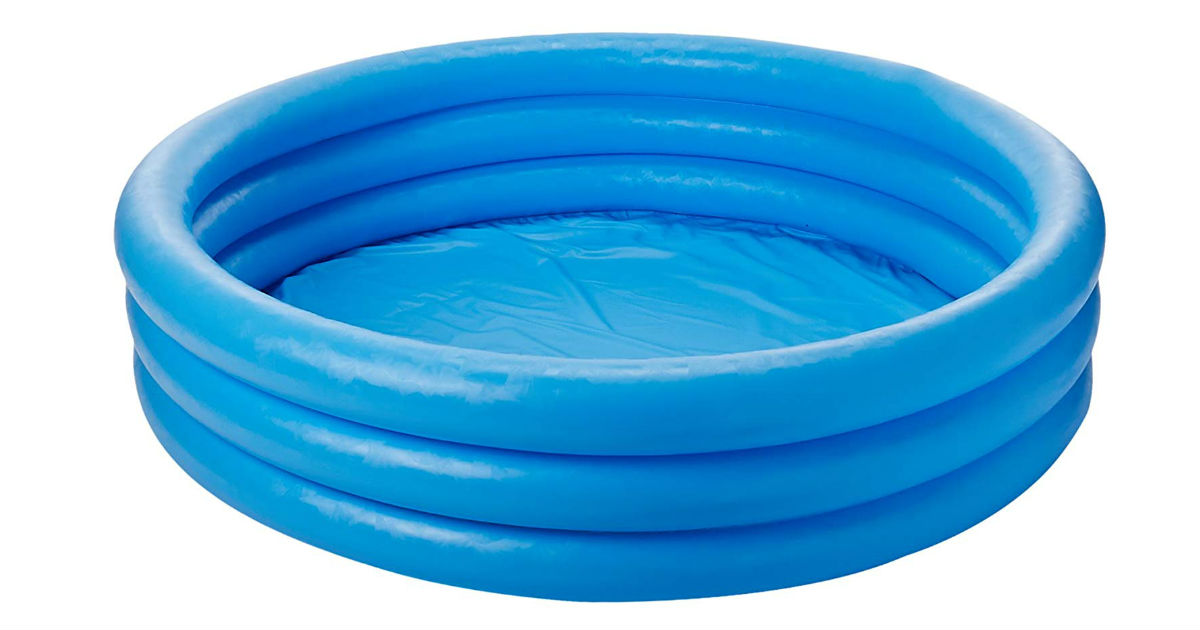 Intex Crystal Blue Inflatable Pool ONLY $9.74 (Reg. $20)