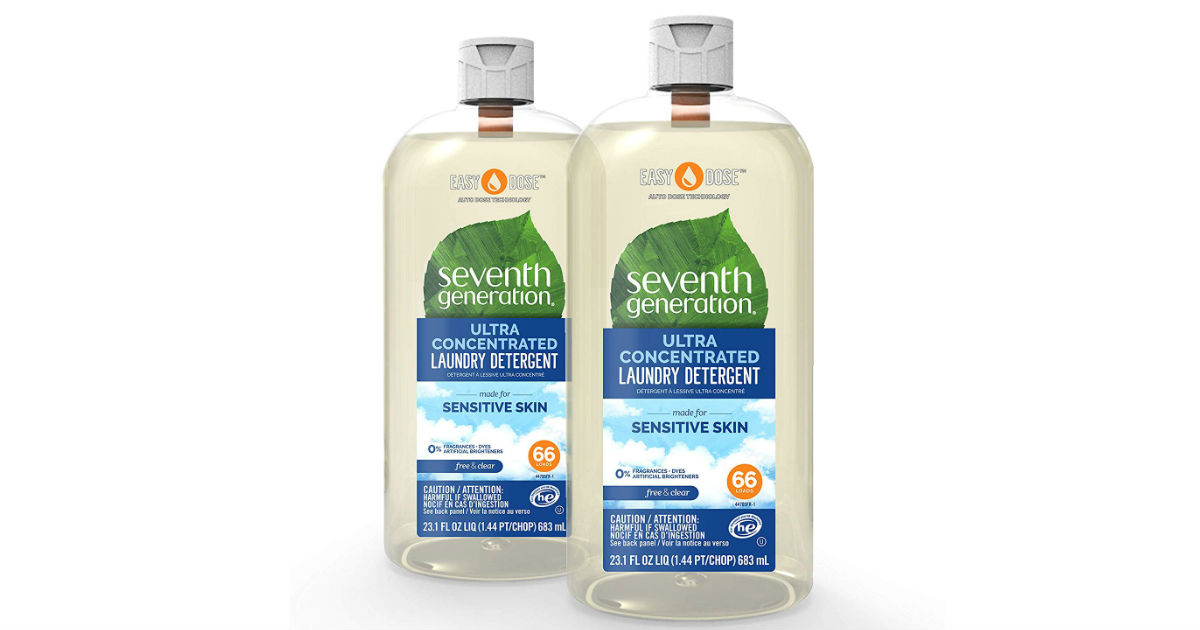 Seventh Generation Laundry Detergent 2-Pk ONLY $18.18 Shipped