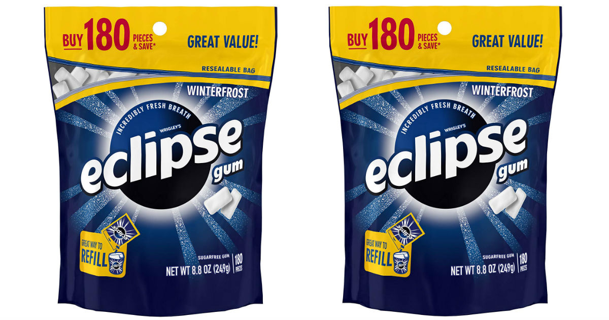 Eclipse Winterfrost Sugarfree Gum 180-pieces ONLY $6.68 Shipped