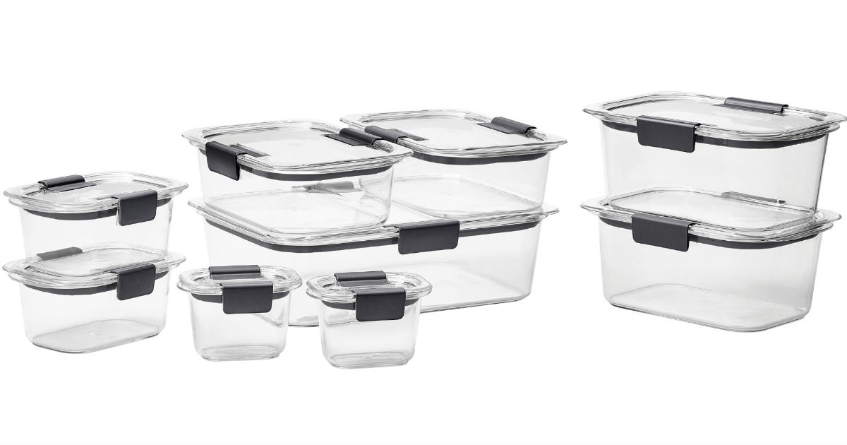 Rubbermaid Brilliance Food Storage Set 18-Pc ONLY $18.99 (Reg $30)