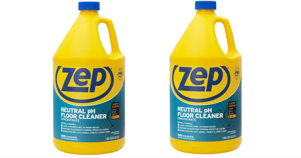 ZEP Neutral pH Floor Cleaner Concentrate ONLY $17.68 (Reg. $52)