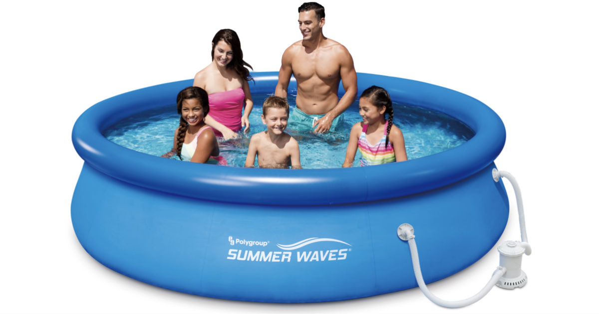 Summer Waves 10x30 Inflatable Pool ONLY $48 (Reg 60) at Walmart