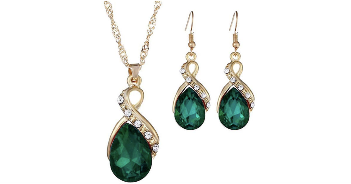 Glamour Zircon Rhinestone Jewelry Set ONLY $2.90 Shipped