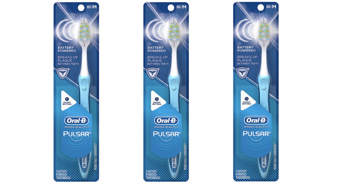 Oral-B Pulsar Battery Toothbrush ONLY $1.99 at Target (Reg $5)