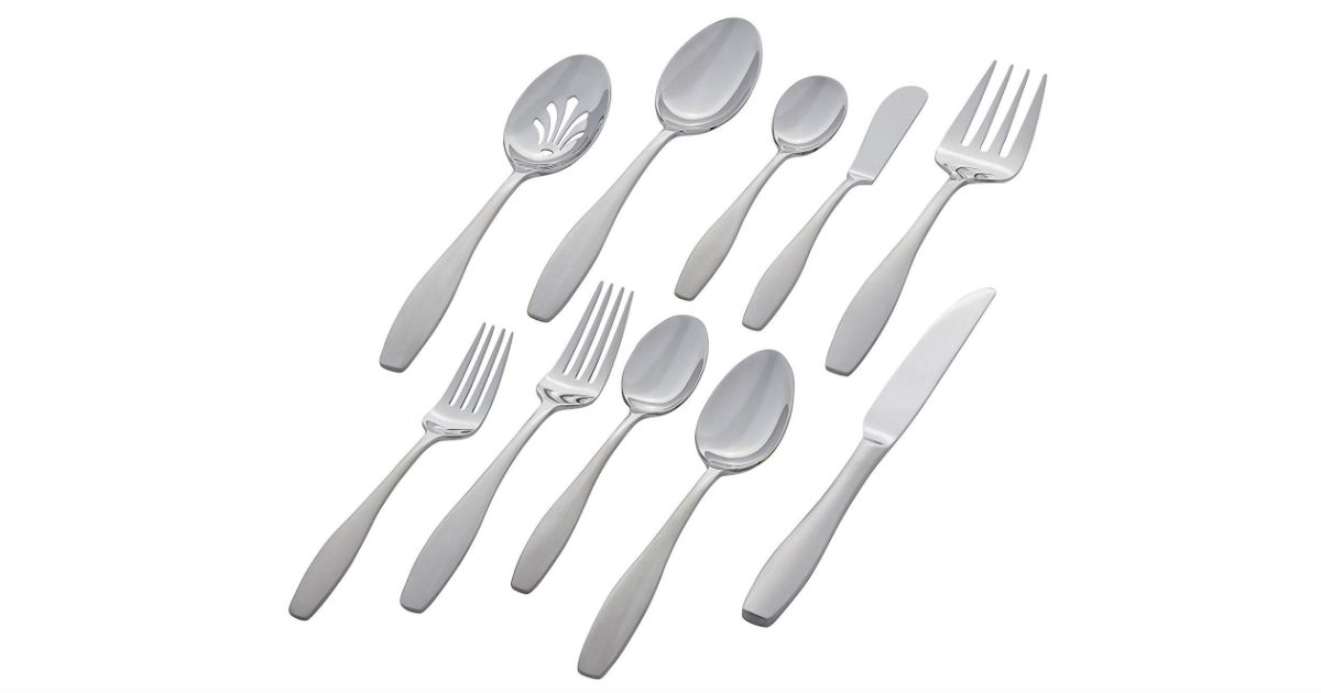 Stone & Beam 45-Piece Flatware Set ONLY $15.99 (Reg. $68)