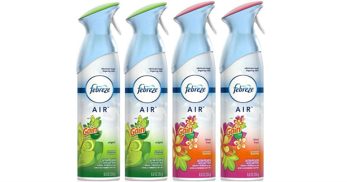 Febreze Air Freshener 4-Count ONLY $7.29 Shipped.