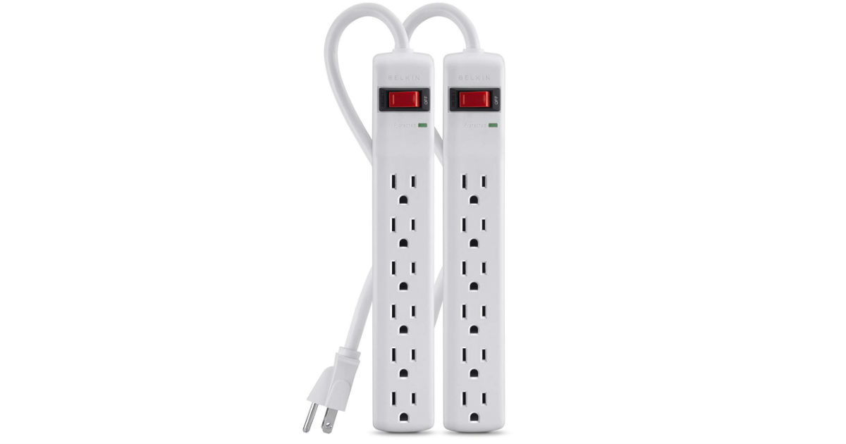 Belkin 6Outlet Power Strip ONLY 8.69 (Reg. 16) Daily Deals & Coupons