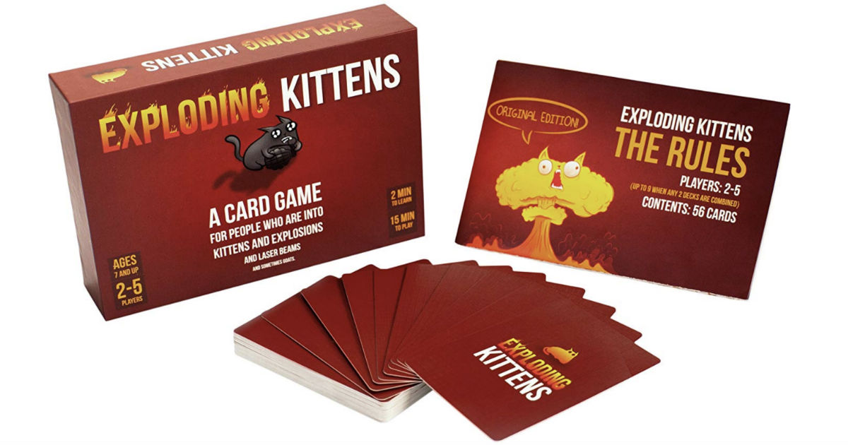 Exploding Kittens Card Game ONLY $13.99 (Reg $20) 