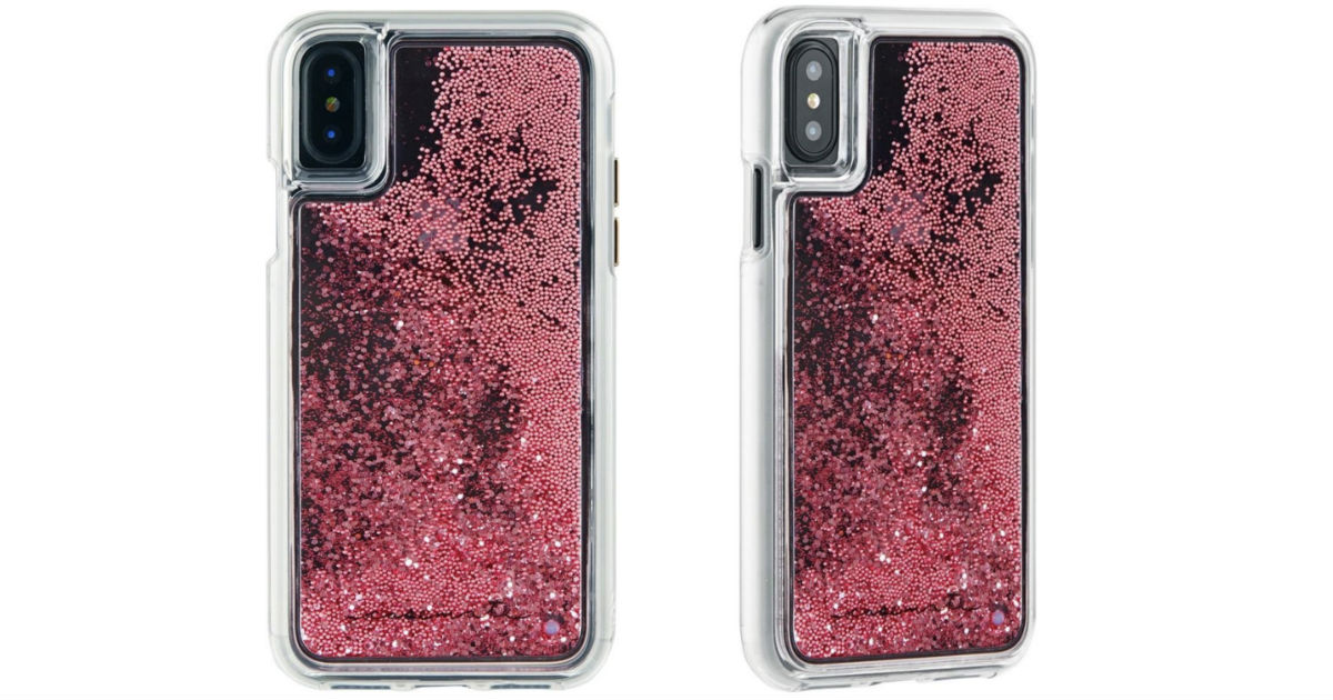 iPhone X/XS Case Rose Gold Waterfall ONLY $9.99 (Reg $40)