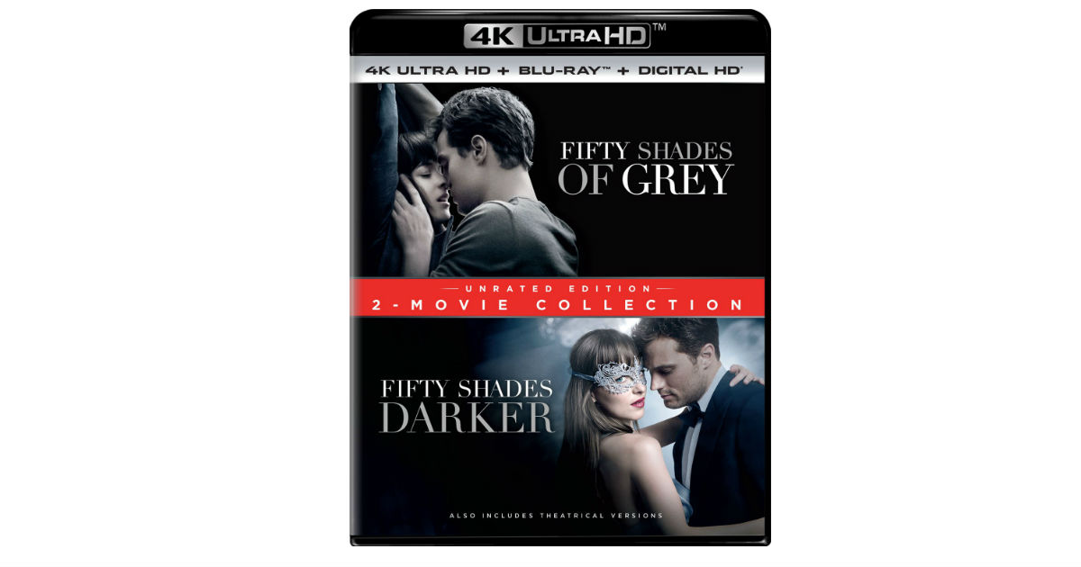 Fifty Shades of Grey 4K Ultra HD 2-Movie Collection ONLY $14.99 