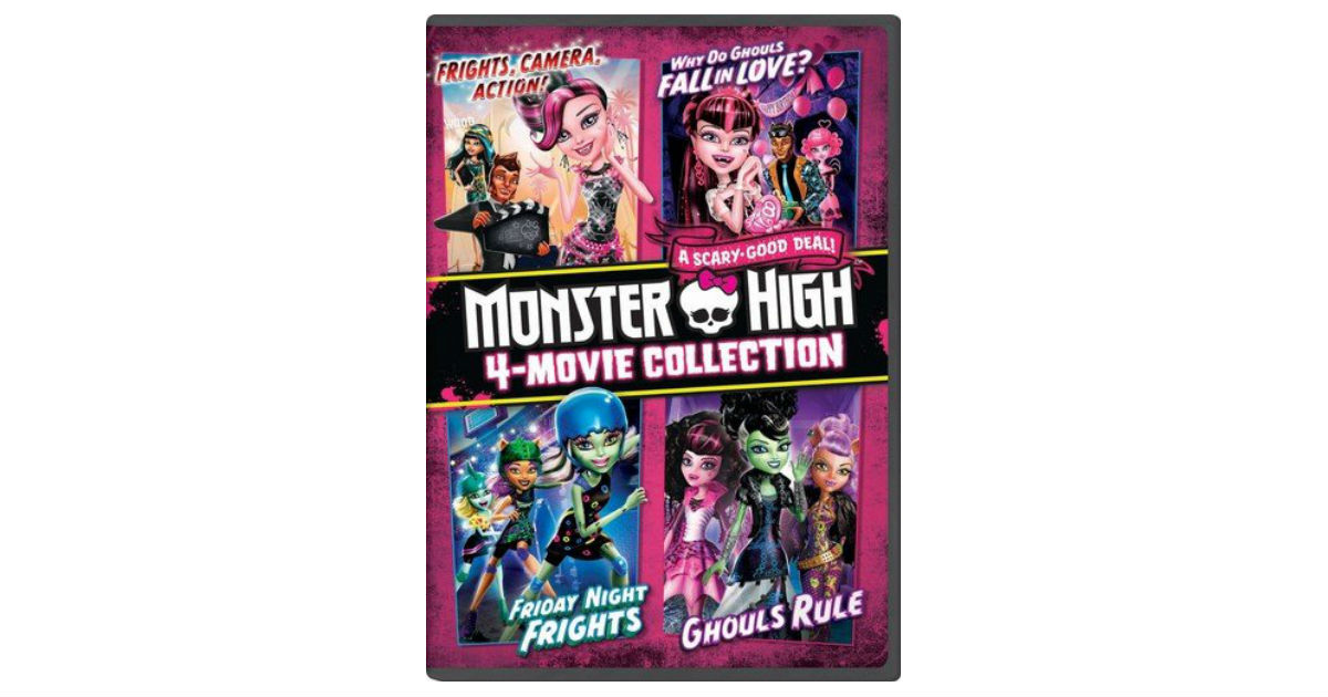 Monster High 4-Movie Collection ONLY $7.99 (Reg. $17)