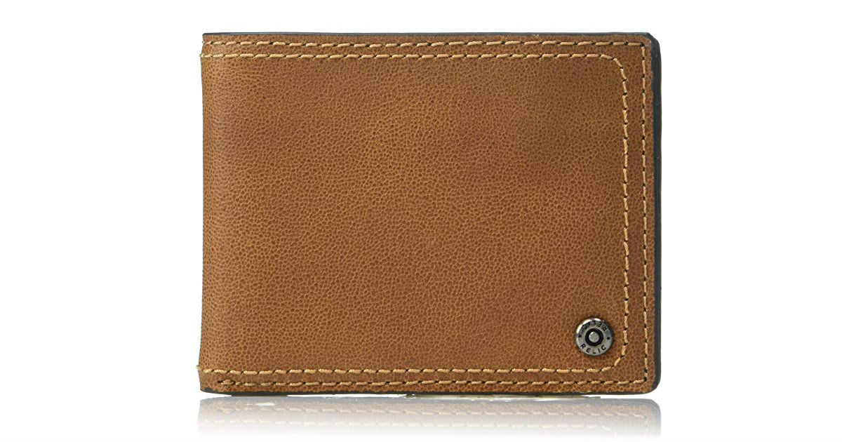 Relic Men's Leather RFID Blocking Wallet ONLY $14.39 (Reg. $30)