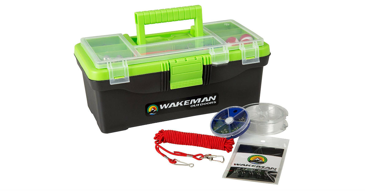 Wakeman 55-Piece Tackle Box ONLY $16.58 (Reg. $35)