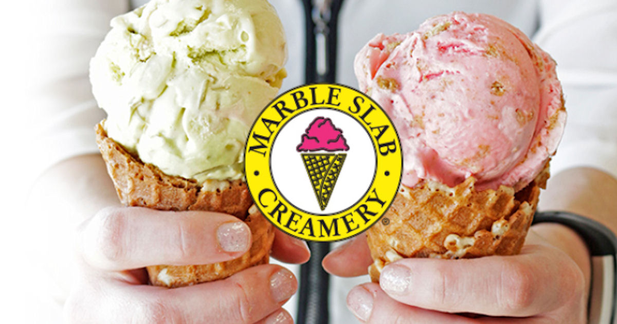 Marble Slab Creamery Ice Cream Coupons for July Coupons