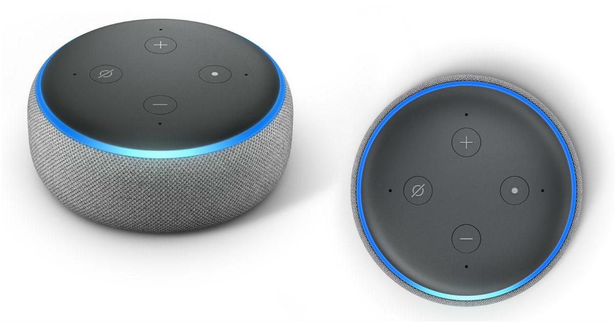 Amazon Echo Dot - 3rd Generation 2 For $39.98 (Reg $50)