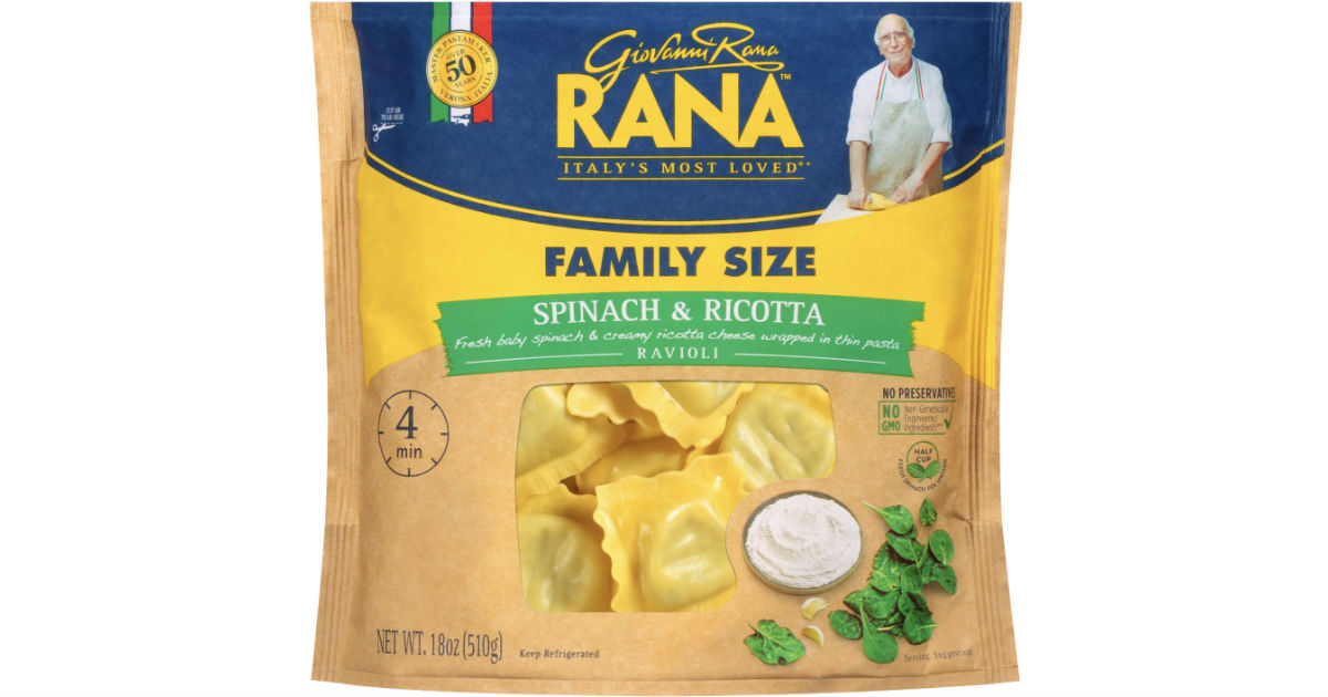 Giovanni Rana Refrigerated Pasta ONLY $1.75 at Walmart